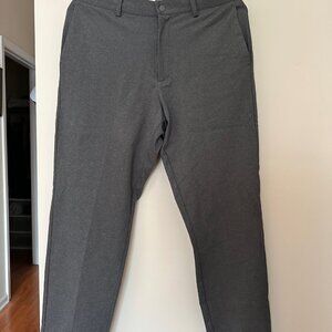 Uniqlo Smart Ankle Pants Black Regular Taper Fit Mens Medium